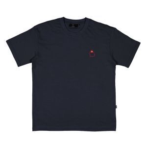 ARCADE EMBR. TEE NAVY