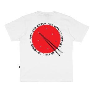 CHOPSTICKS TEE WHITE