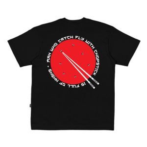 CHOPSTICKS TEE BLACK