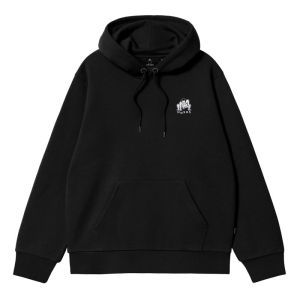SUMO EMBR. HOODED BLACK